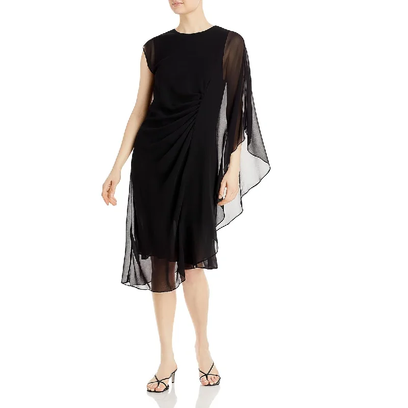 Kobi Halperin Womens Sheila Chiffon Sheer Overlay Cocktail And Party Dress Tunics Sophisticated sleek