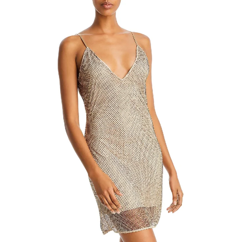 Ramy Brook Womens Embellished Mini Cocktail And Party Dress Tunics Prom sequined