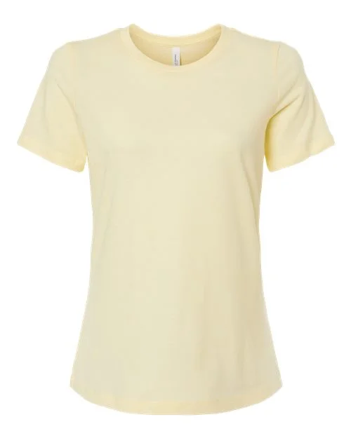 BELLA + CANVAS Women’s Relaxed Fit Heather CVC Tee Elasticated Padded Insulated