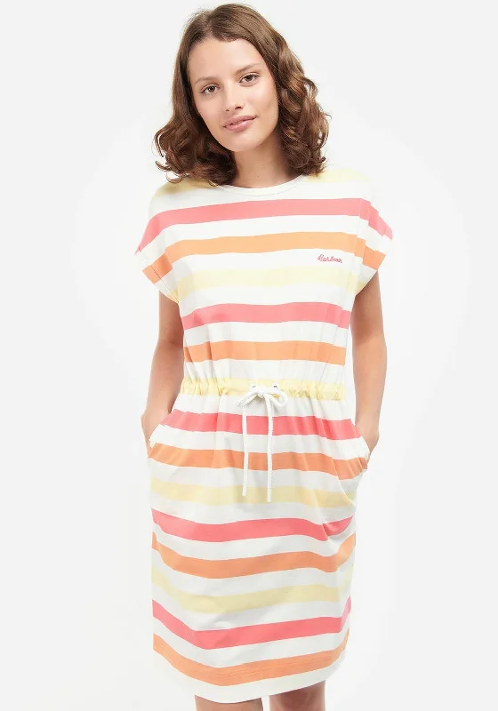Barbour Womens Marloes Jersey Dress, Multi