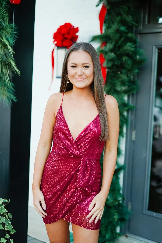 Kylan Dress - Red - FINAL SALE