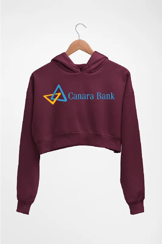 Canara Bank Crop HOODIE FOR WOMEN Hoodie with Turtle Neck Cozy Winter