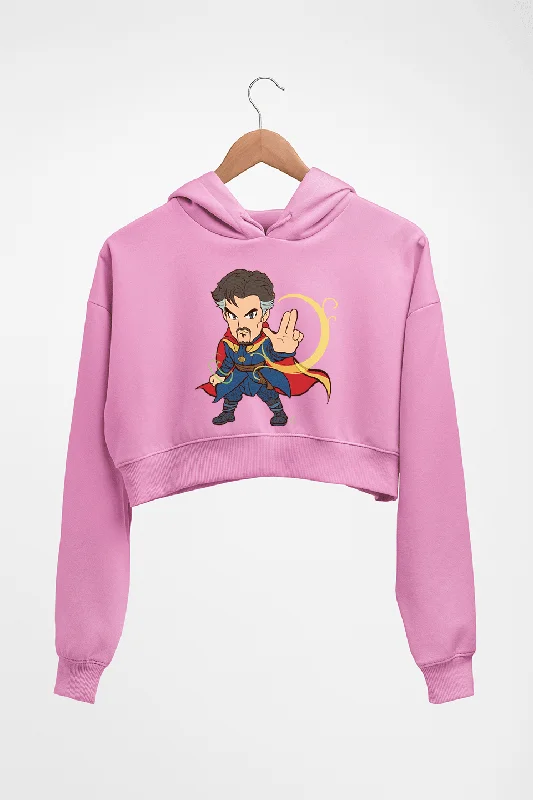 Doctor Strange Superhero Crop HOODIE FOR WOMEN Hoodie with Cropped Fit Short Trendy