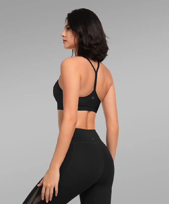 Anywhere Scoop Neckline Strappy Padded Yoga Bra | Women's Light Support Sports Bra Elegant Cotton Bra Anywhere Scoop Neckline Strappy Padded Yoga Bra | Women's Light Support Sports Bra Elegant Cotton Bra