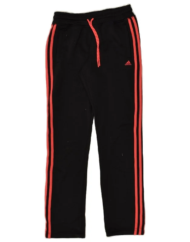 ADIDAS Womens Tracksuit Trousers UK 4/6 XS Black Trousers Harem Relaxed Fit
