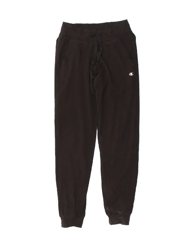 CHAMPION Womens Tracksuit Trousers Joggers UK 6 XS Black Trousers Capri Summer