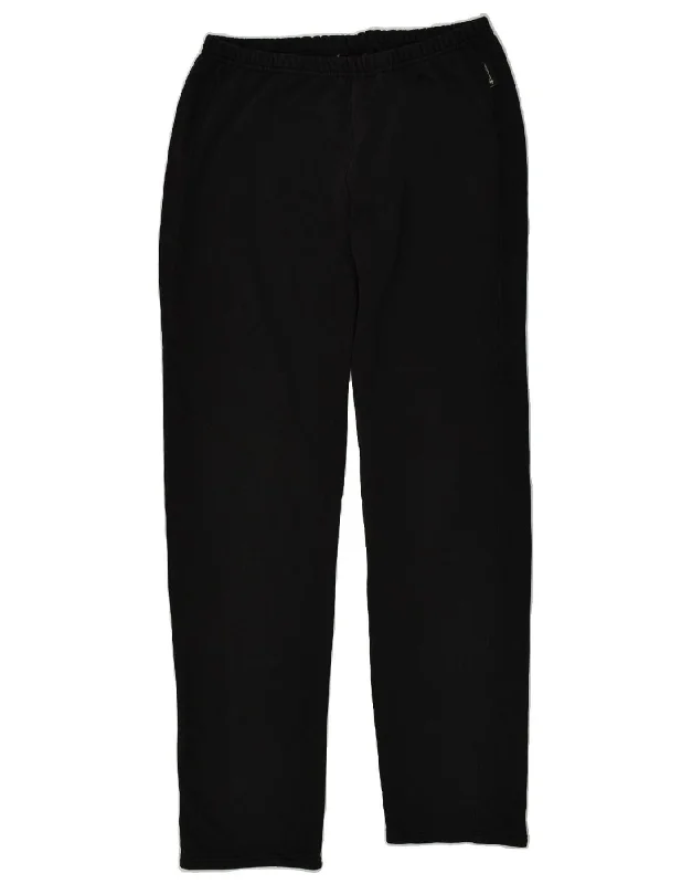 CHAMPION Womens Tracksuit Trousers UK 14 Medium Black Trousers Travel Practical