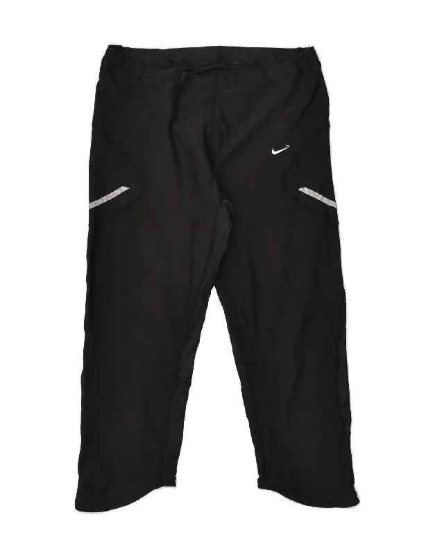 NIKE Womens Fit Dry Capri Tracksuit Trousers UK 10/12 Medium Black Trousers Running Lightweight NIKE Womens Fit Dry Capri Tracksuit Trousers UK 10/12 Medium Black Trousers Running Lightweight