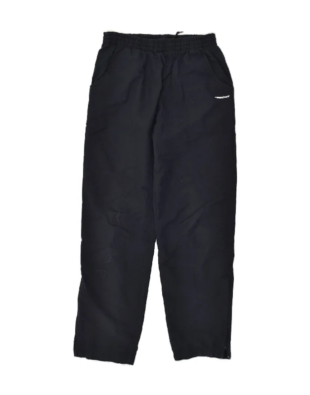 REEBOK Womens Tracksuit Trousers UK 12 Medium Navy Blue Polyester Trousers Leisure Comfortable REEBOK Womens Tracksuit Trousers UK 12 Medium Navy Blue Polyester Trousers Leisure Comfortable