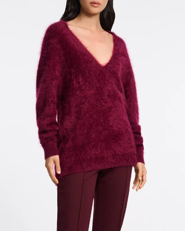 Fluffy Pullover Cable Knit Chunky